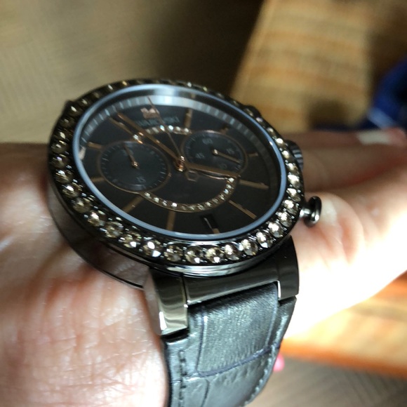 NWT-Swarovski Citra Sphere Chrono LS Gray watch - Picture 4 of 6